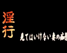 淫行見てはいけない妻の痴態